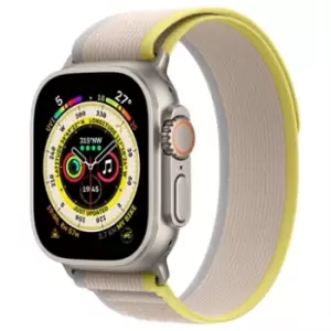 Image of Apple Watch Ultra/8/SE (2022)/7/SE/6/5/4 Trail Loop MQEH3ZM/A - 49mm, 45mm, 44mm - M/L - Yellow / Beige