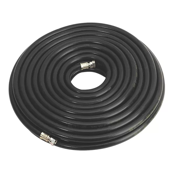 Image of Genuine SEALEY AH20RX/38 Air Hose 20mtr x Ø10mm with 1/4BSP Unions Heavy-Duty