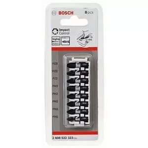 Image of Bosch Accessories 2608522323 Philips bit PH 1, PH 2, PH 3, PZ 2, PZ 3 1 Set