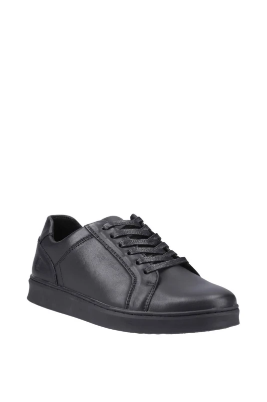 Image of Hush Puppies Mens Madden Shoes in Black Size: 7 Black Male 7