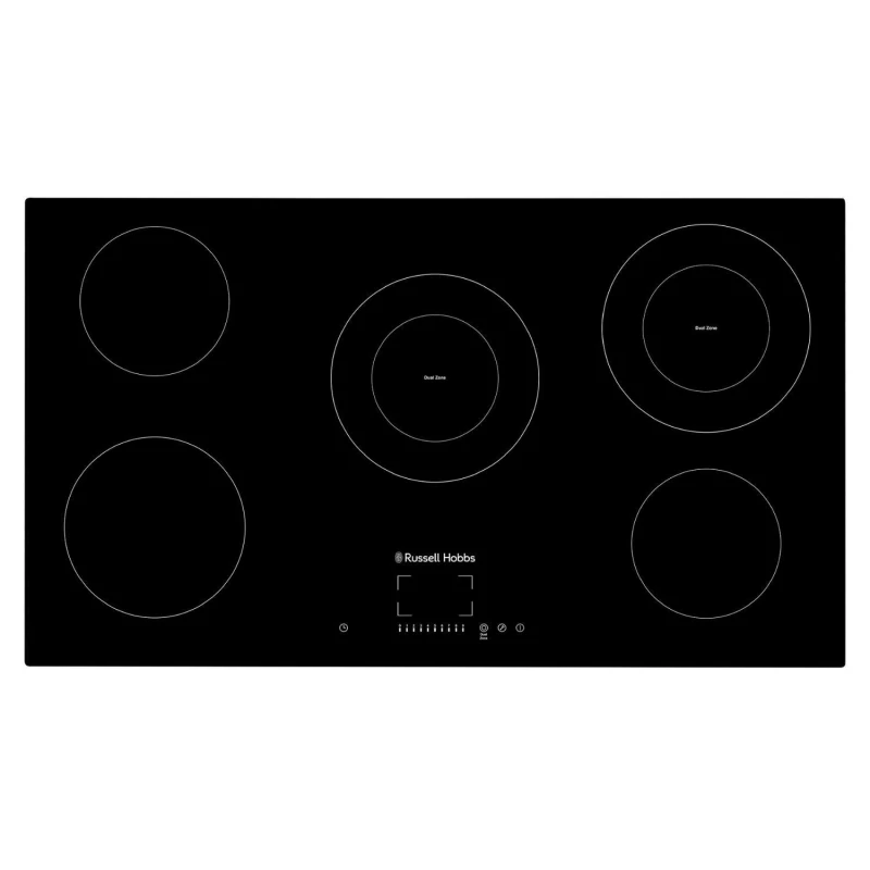 Image of Russell Hobbs 90cm 5 Zone Ceramic Hob RH90EH7013 Black