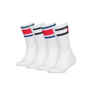 Image of Tommy Hilfiger Flag 3 Pack Socks Juniors - White