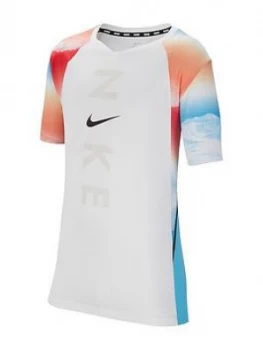 Image of Nike Older Boys Instacool Top - Pink