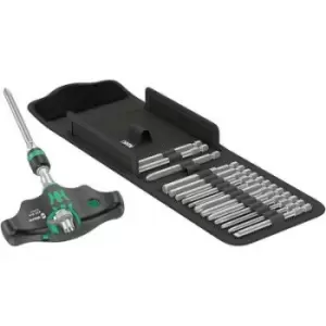 Image of Wera Kraftform Kompakt 400 RA Set 1 Bit screwdriver 17 Piece Phillips, Pozidriv, TORX, Allen, Slot