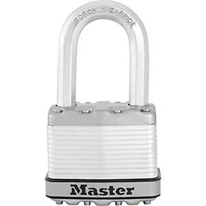Image of Master Lock Excell M5KALF Long Shackle Laminated Steel Padlock 50mm
