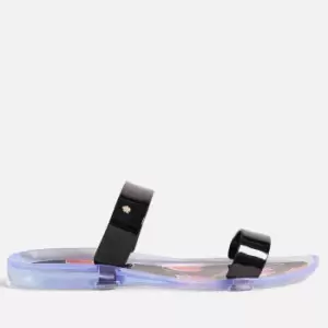 Image of Ted Baker Womens Juleey Jellie Double Strap Sandals - Black - UK 5