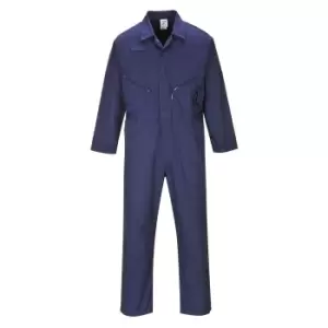 Image of Portwest Liverpool Zip Coverall Navy M 33"