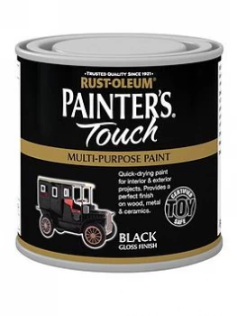 Image of Rust-Oleum Painter&Rsquo;S Touch Toy Safe Gloss Finish Multi Purpose Paint ; Black 250Ml