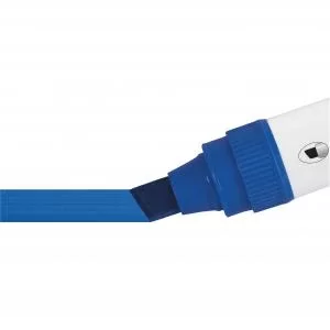 Image of Nobo Glide Whiteboard Pens Large Chisel Tip 4 Pack Blue