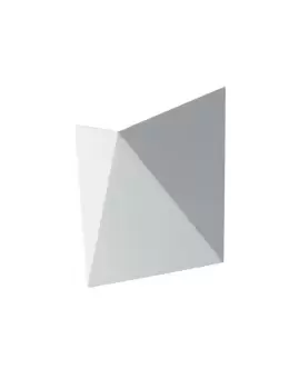 Image of Stealth Outdoor LED Aluminium Down Wall Lamp, White Matt, IP54, 4000K