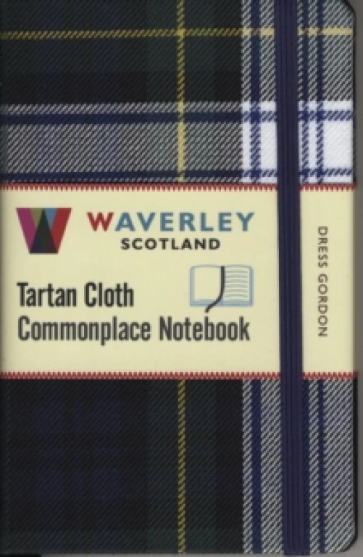 Image of Waverley (M): Dress Gordon Tartan Cloth Commonplace Notebook Hardback