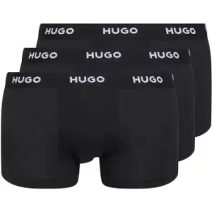 Image of Hugo 3 Pack Boxer Shorts - Black
