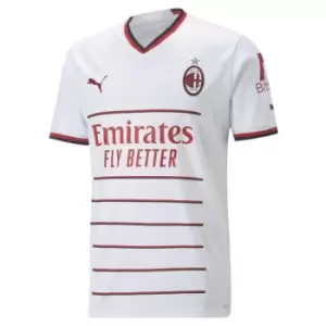 Image of Puma AC Milan Away Shirt 2022 2023 Adults - White