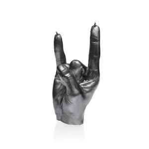 Image of Steel Hand Rock Gesture Candle