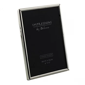 Image of 5" x 7" - Impressions Thin Silver Plated Photo Frame