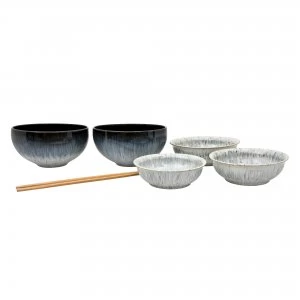 Image of Denby Halo 7 Piece Asian Set