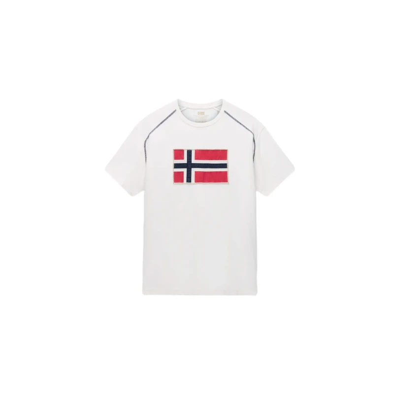 Image of T-Shirt Napapijri Reflect Blanc Male XS