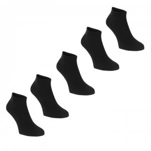 Image of Slazenger Trainer Socks 5 Pack Ladies - Dark Asst