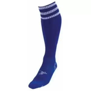 Image of Precision Childrens/Kids Pro Football Socks (12 UK Child-2 UK) (Royal Blue/White)