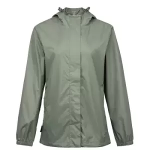 Image of Gelert Packaway Waterproof Jacket Ladies - Green
