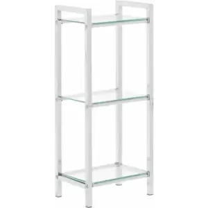 Image of Premier Housewares - 3 Tier Tempered Glass Shelf Unit