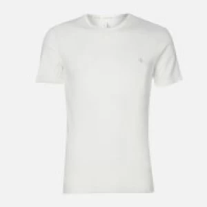 Image of Calvin Klein Mens 2 Pack Crewneck T-Shirts - White/Black - M