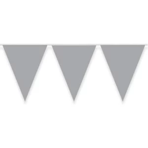 Image of Party Decoration Triangles (Sliver)