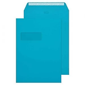 Image of Creative Coloured Envelopes C4 120 gsm Cocktail Blue Pack of 250