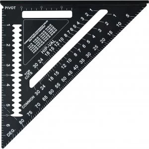 Image of Faithfull Presitge Quick Square Black Aluminium 180mm