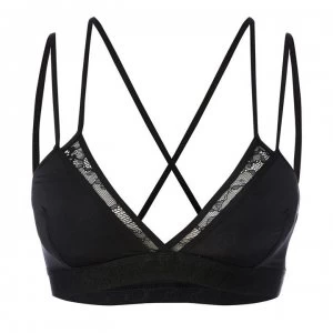 Image of Guess Guess Wide Lgo Bnd Bral - Black