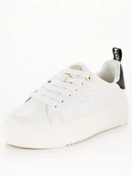 Image of Kg Lighter Lace Up Trainer - White