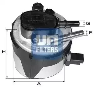 Image of 55.170.00 UFI Fuel Filter