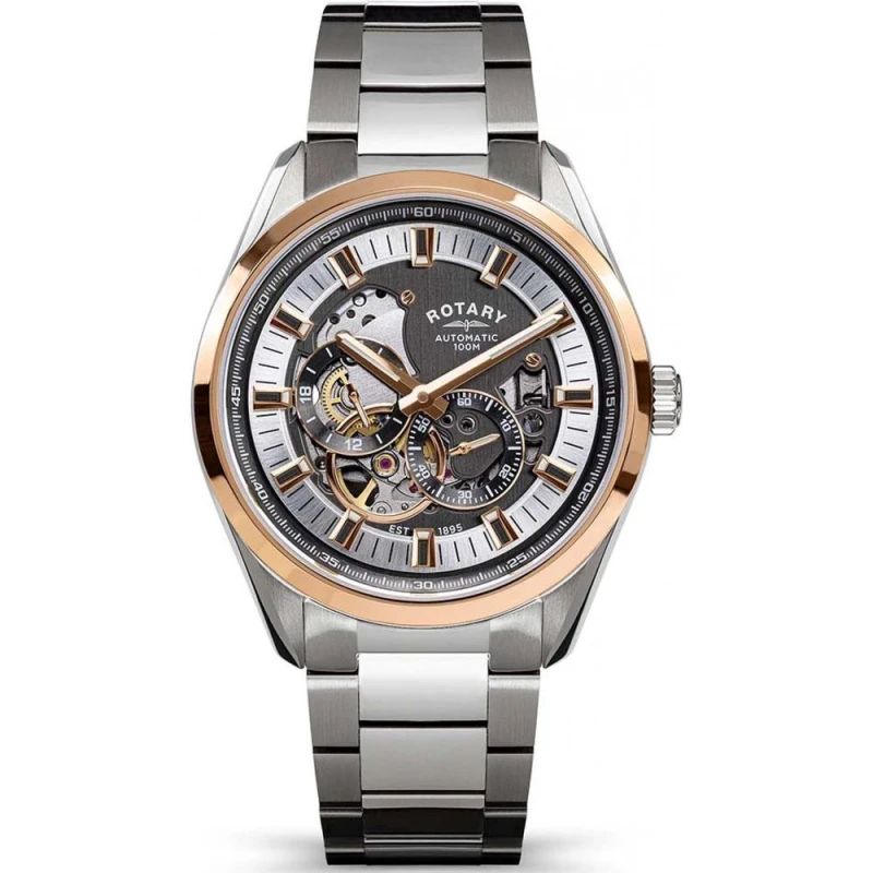 Image of Rotary RGB10009/74 Seamatic Eclipse Automatic Two Tone Bracelet Watch - W13286