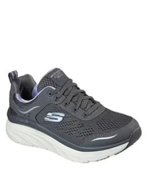 Image of Skechers D'lux Walker Infinite Motion Trainers, Charcoal, Size 6, Women