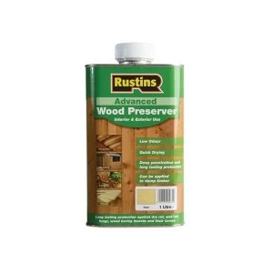 Image of Rustins Advanced Wood Preserver Clear 5 litre