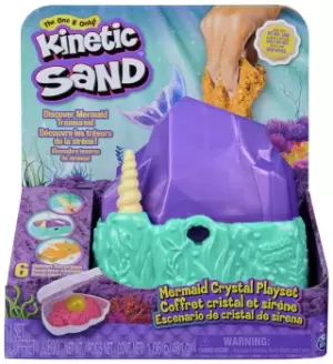 Image of Kinetic Sand Mermaid Crystal Playset