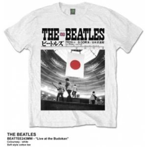 Image of The Beatles Live At The Budokan White TS: Small