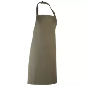 Image of Premier 'colours' Bib Apron / Workwear (pack Of 2) (one Size, Sage)