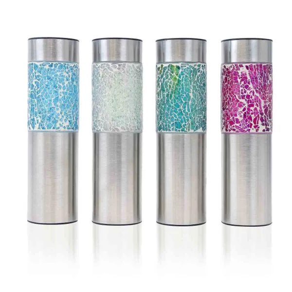 Image of Streetwize Pack OF 4 Solar Mosaic Stake Lights