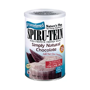 Image of Natures Plus Chocolate Simply Natural Spiru Tein Shake 370g