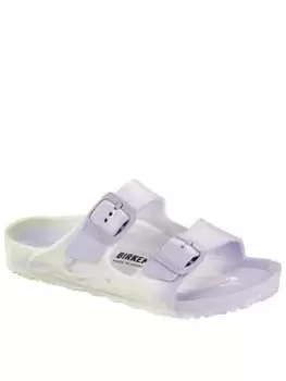 Image of Birkenstock Arizona Eva Kids Multi Faded Lime Sandal, Multi, Size 10 Younger