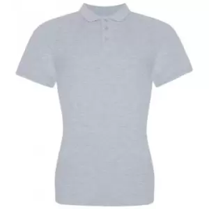 Image of Awdis Womens/Ladies Pique Cotton Polo Shirt (XL) (Grey Heather)
