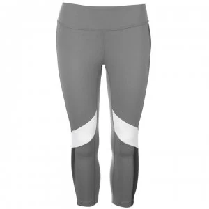 Image of Reebok Lux three quarter Tights Ladies - Almost Grey/Blk