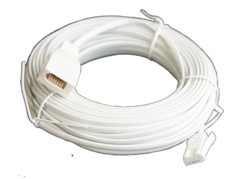 Image of Dencon Premium 15M Telephone Extension Lead For Bt Sockets - Enhance Your Connectivity