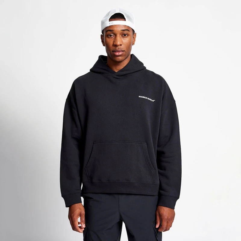 Image of Madison Barclay Five Boroughs Hoodie - Black XS