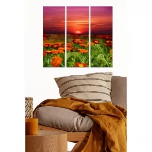 Image of MDF3872309 Multicolor Decorative MDF Painting (3 Pieces)