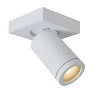 Image of Lucide TAYLOR - Ceiling Spotlight Bathroom - LED Dim to warm - GU10 - 1x5W 2200K/3000K - IP44 - White