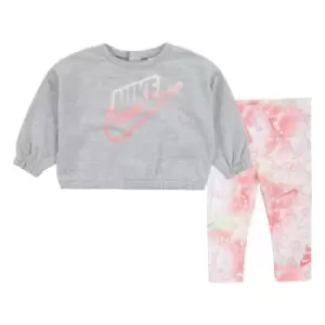 Image of Nike Logo Sweatshirt - Pink