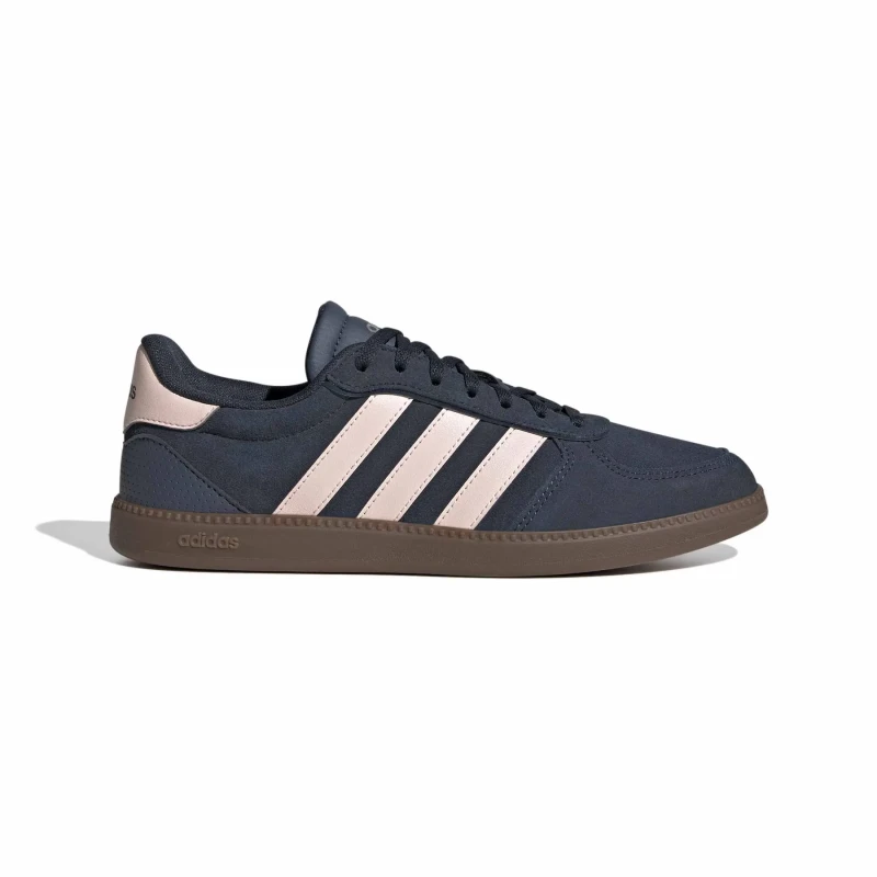 Image of adidas BREAKNET SLEEK womens Shoes (Trainers) in Marine