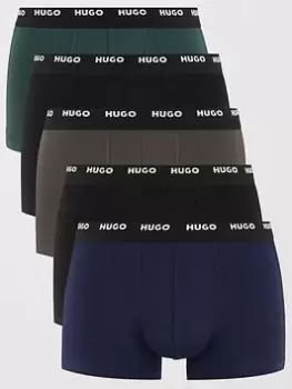 Image of HUGO Bodywear 5 Pack Trunk - Multi, Assorted Size M Men